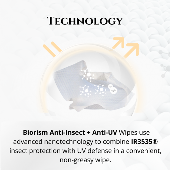 Anti-Insect Anti-UV Wipes